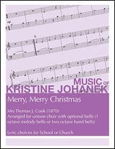 Merry, Merry Christmas Unison choral sheet music cover